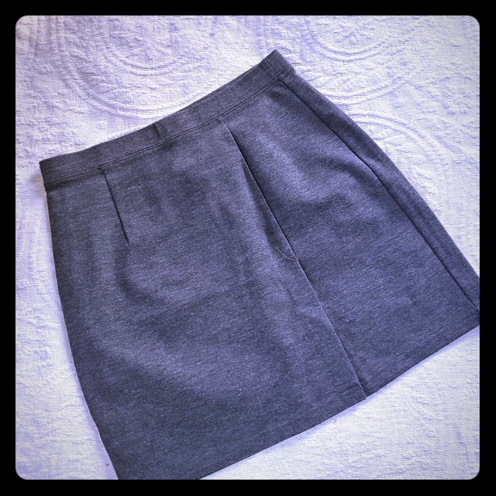 Express Mini Skirt, Heather Gray